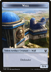 Human Soldier // Wall Double-Sided Token [Theros Beyond Death Tokens] | Kessel Run Games Inc. 