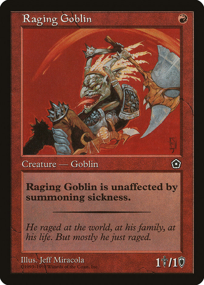 Raging Goblin [Portal Second Age] | Kessel Run Games Inc. 