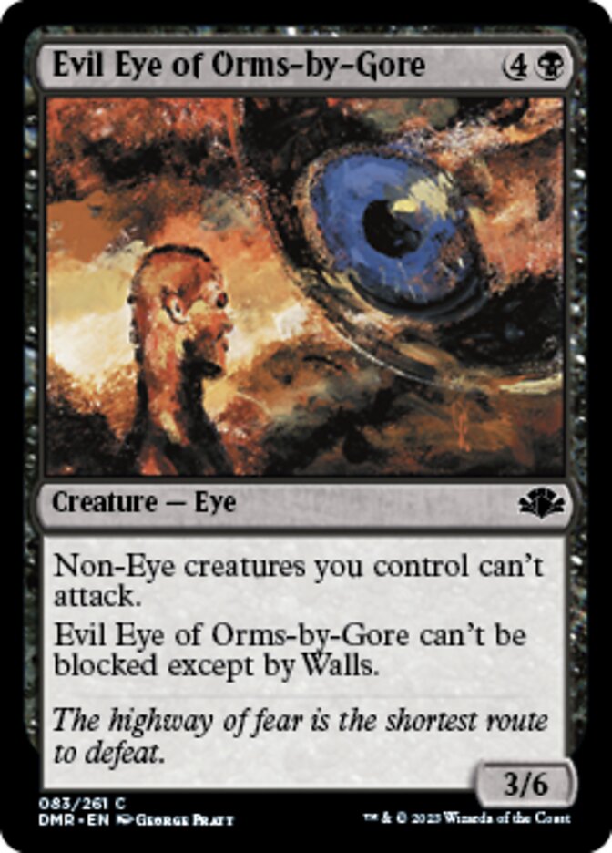 Evil Eye of Orms-by-Gore [Dominaria Remastered] | Kessel Run Games Inc. 