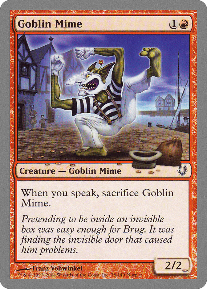 Goblin Mime [Unhinged] | Kessel Run Games Inc. 