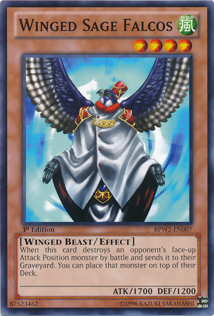 Winged Sage Falcos [BPW2-EN007] Common | Kessel Run Games Inc. 