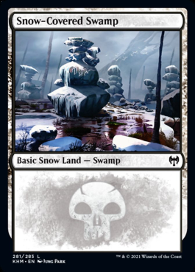 Snow-Covered Swamp (281) [Kaldheim] | Kessel Run Games Inc. 