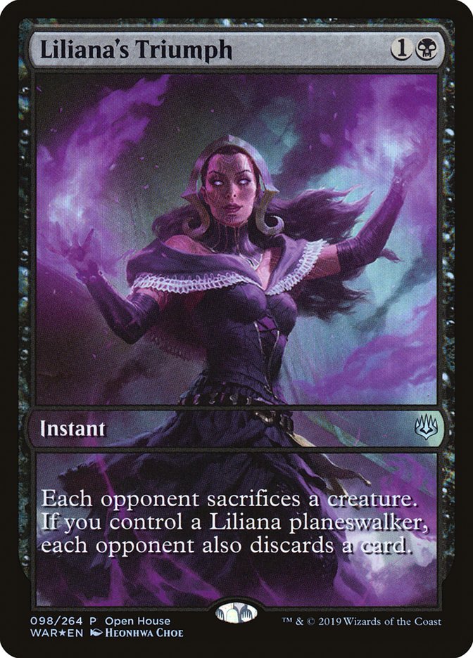 Liliana's Triumph (Open House) [War of the Spark Promos] | Kessel Run Games Inc. 