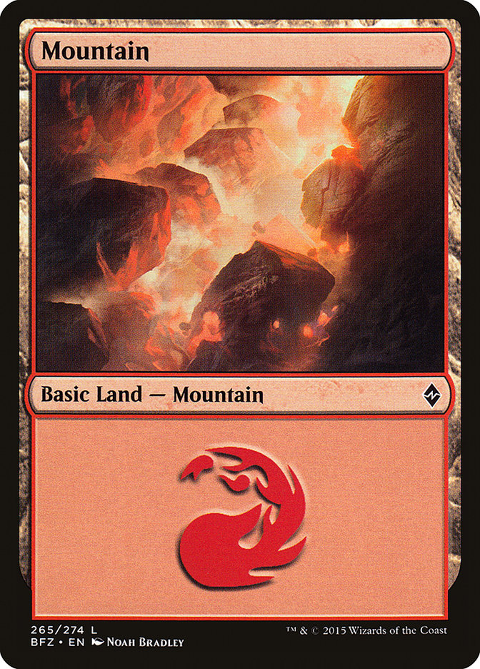 Mountain (265) [Battle for Zendikar] | Kessel Run Games Inc. 
