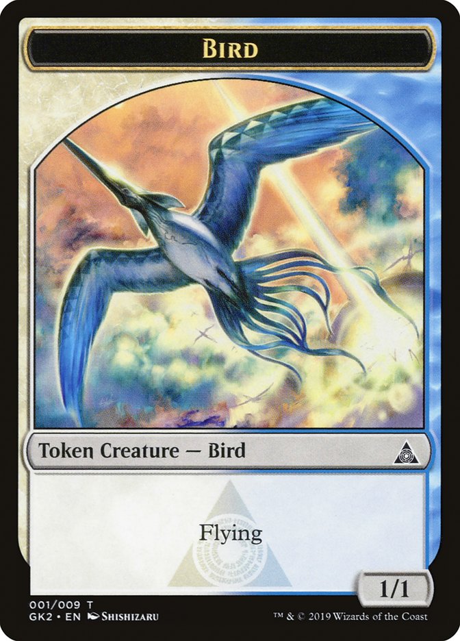 Bird // Sphinx Double-Sided Token [Ravnica Allegiance Guild Kit Tokens] | Kessel Run Games Inc. 