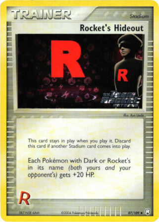 Rocket's Hideout (87/109) (Stamped) [EX: Team Rocket Returns] | Kessel Run Games Inc. 