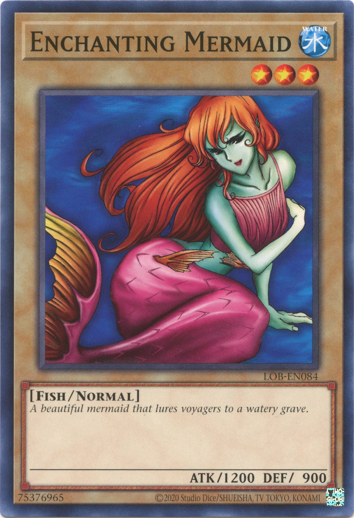 Enchanting Mermaid (25th Anniversary) [LOB-EN084] Common | Kessel Run Games Inc. 