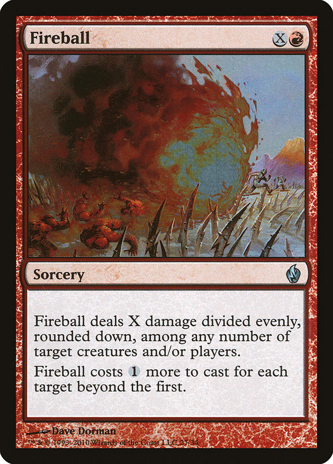 Fireball [Premium Deck Series: Fire and Lightning] | Kessel Run Games Inc. 