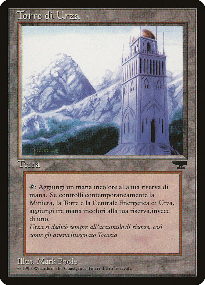 Urza's Tower (Plains) (Italian) - "Torre di Urza" [Rinascimento] | Kessel Run Games Inc. 