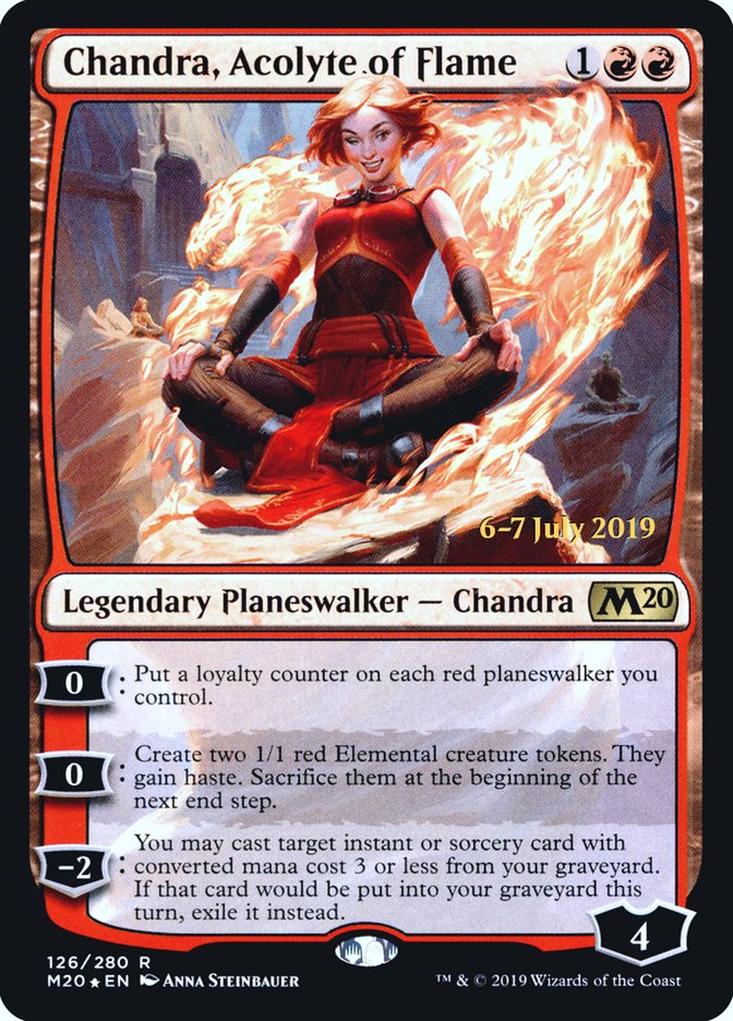 Chandra, Acolyte of Flame [Core Set 2020 Prerelease Promos] | Kessel Run Games Inc. 