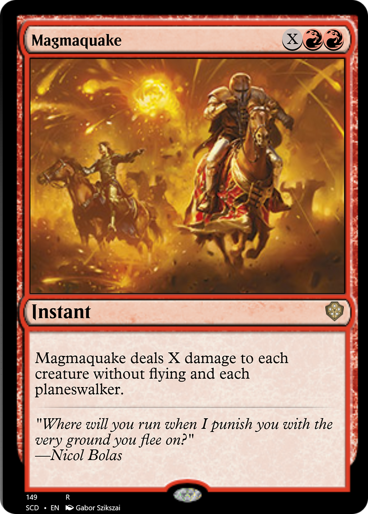 Magmaquake [Starter Commander Decks] | Kessel Run Games Inc. 