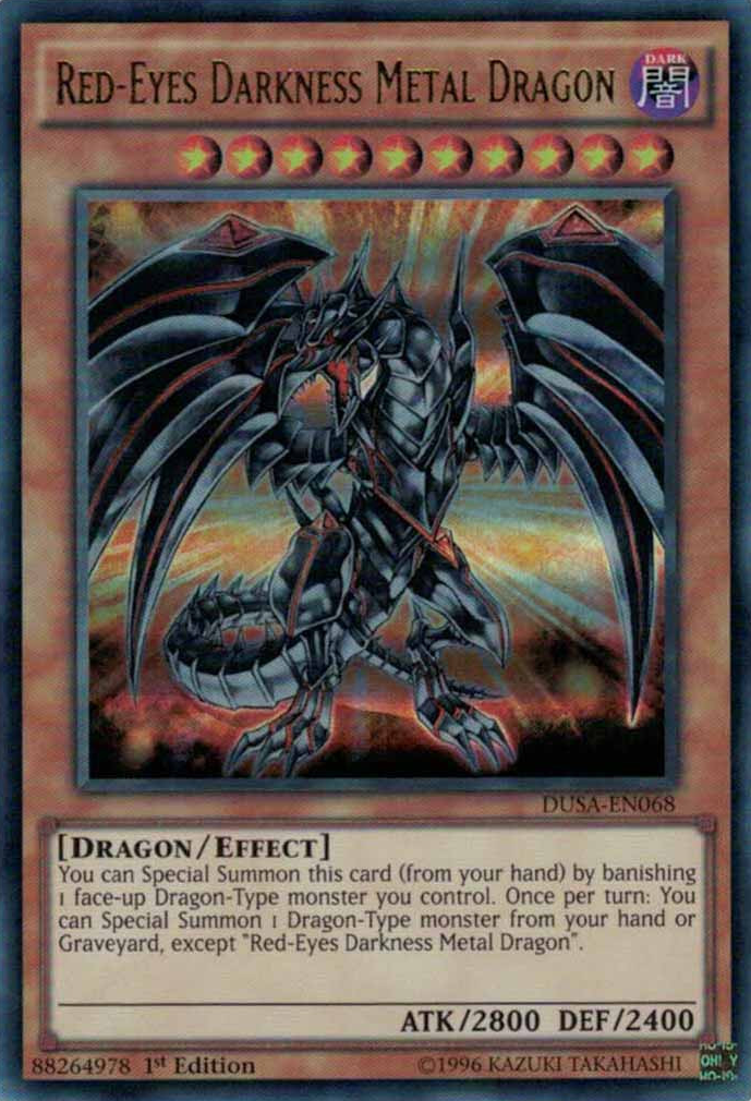 Red-Eyes Darkness Metal Dragon [DUSA-EN068] Ultra Rare | Kessel Run Games Inc. 