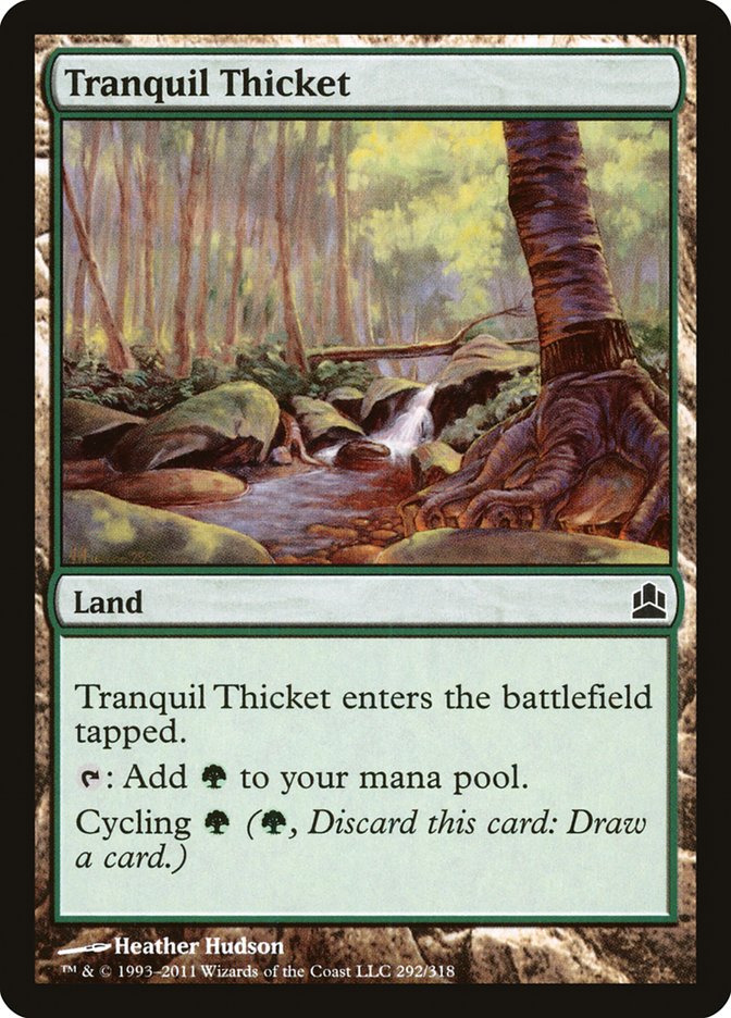 Tranquil Thicket [Commander 2011] | Kessel Run Games Inc. 