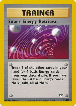 Super Energy Retrieval (89/111) [Neo Genesis Unlimited] | Kessel Run Games Inc. 