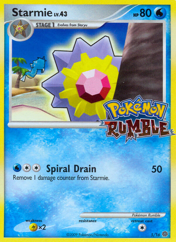 Starmie (5/16) [Pokémon Rumble] | Kessel Run Games Inc. 