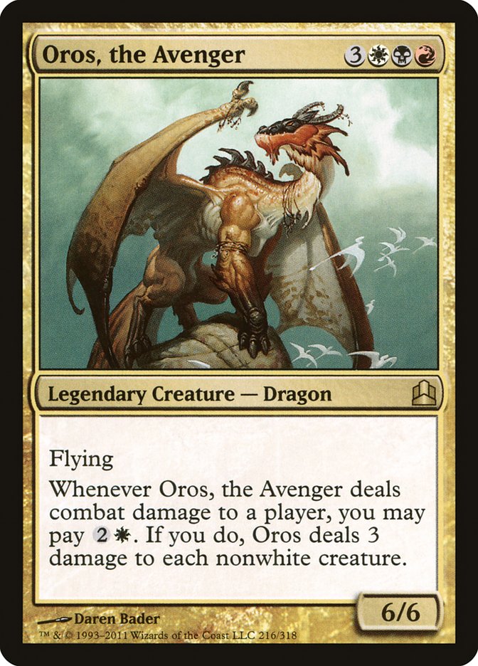 Oros, the Avenger [Commander 2011] | Kessel Run Games Inc. 