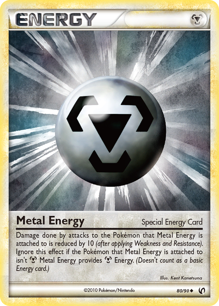 Metal Energy (80/90) [HeartGold & SoulSilver: Undaunted] | Kessel Run Games Inc. 