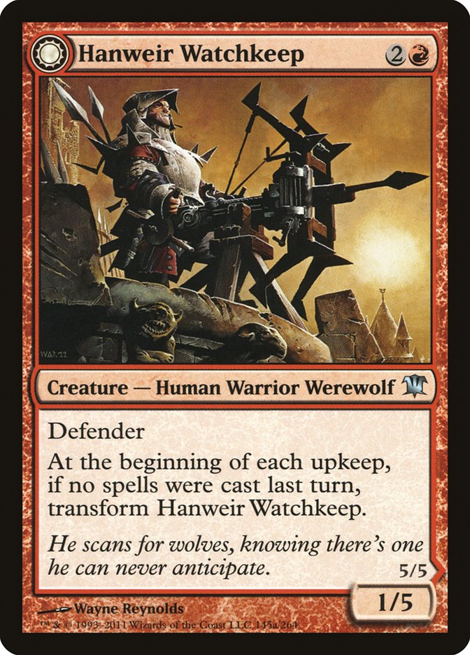 Hanweir Watchkeep // Bane of Hanweir [Innistrad] | Kessel Run Games Inc. 