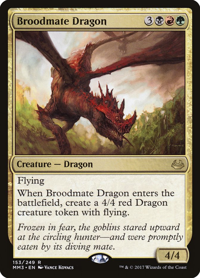 Broodmate Dragon [Modern Masters 2017] | Kessel Run Games Inc. 