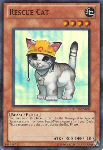 Rescue Cat [TU03-EN002] Super Rare | Kessel Run Games Inc. 