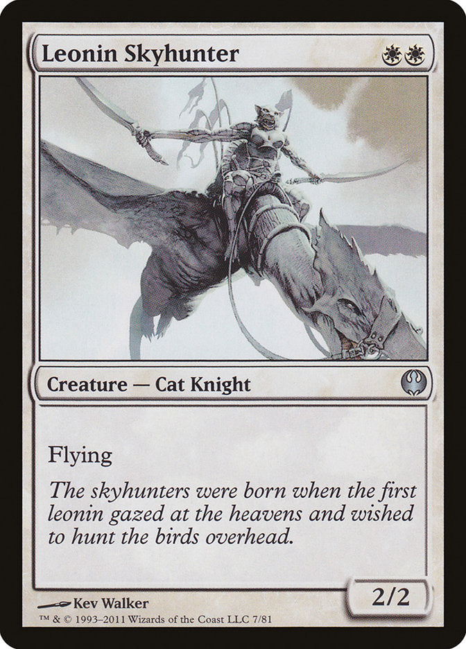 Leonin Skyhunter [Duel Decks: Knights vs. Dragons] | Kessel Run Games Inc. 