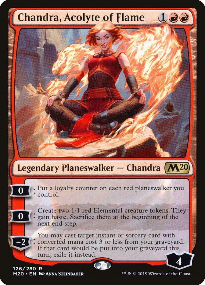 Chandra, Acolyte of Flame [Core Set 2020] | Kessel Run Games Inc. 