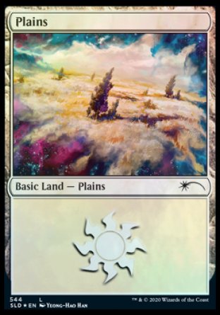 Plains (Enchanted) (544) [Secret Lair Drop Promos] | Kessel Run Games Inc. 