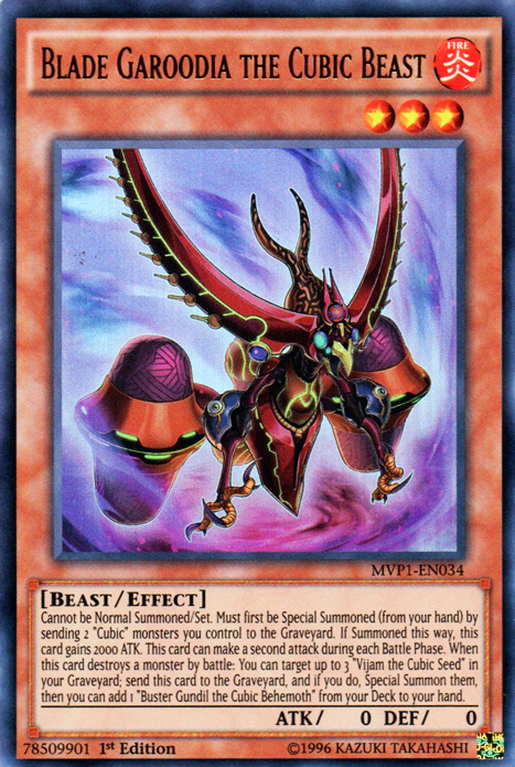 Blade Garoodia the Cubic Beast [MVP1-EN034] Ultra Rare | Kessel Run Games Inc. 