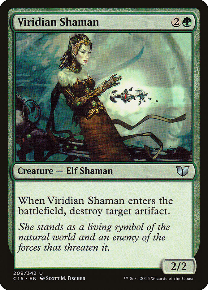 Viridian Shaman [Commander 2015] | Kessel Run Games Inc. 