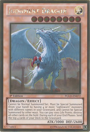 Judgment Dragon [PGLD-EN072] Gold Rare | Kessel Run Games Inc. 