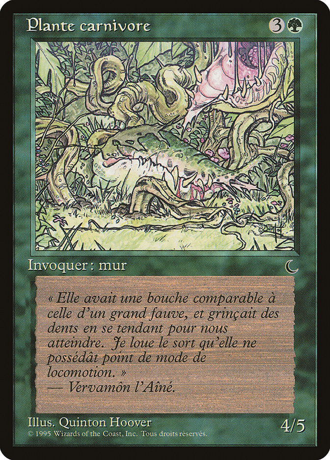 Carnivorous Plant (French) - "Plante carnivore" [Renaissance] | Kessel Run Games Inc. 