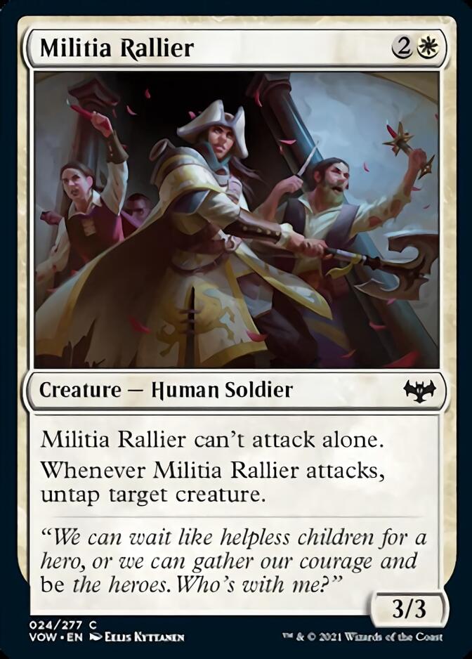 Militia Rallier [Innistrad: Crimson Vow] | Kessel Run Games Inc. 