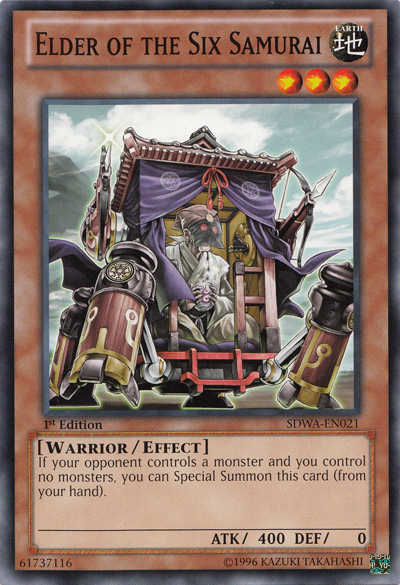 Elder of the Six Samurai [SDWA-EN021] Common | Kessel Run Games Inc. 