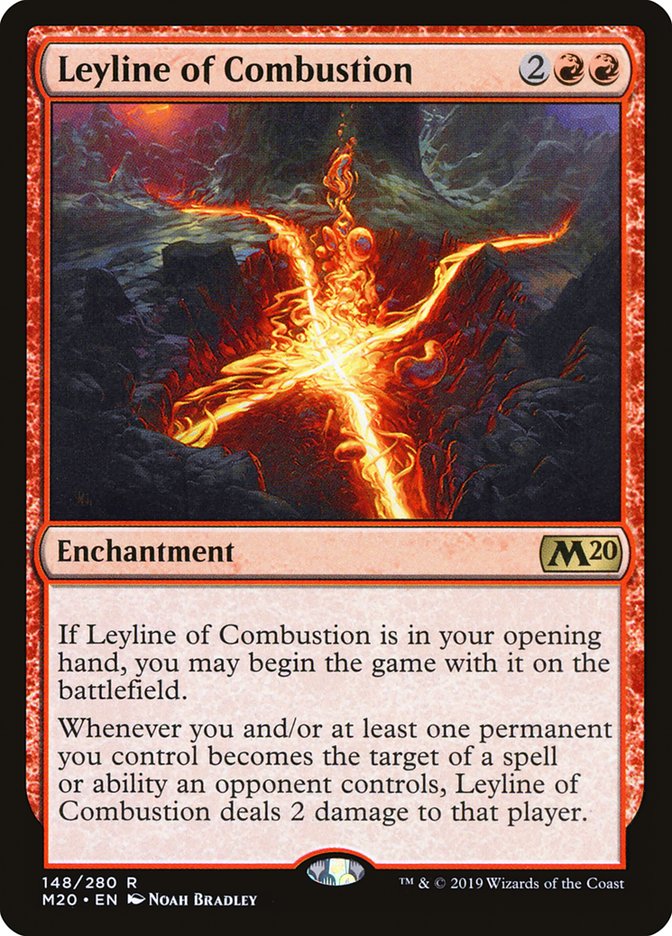 Leyline of Combustion [Core Set 2020] | Kessel Run Games Inc. 