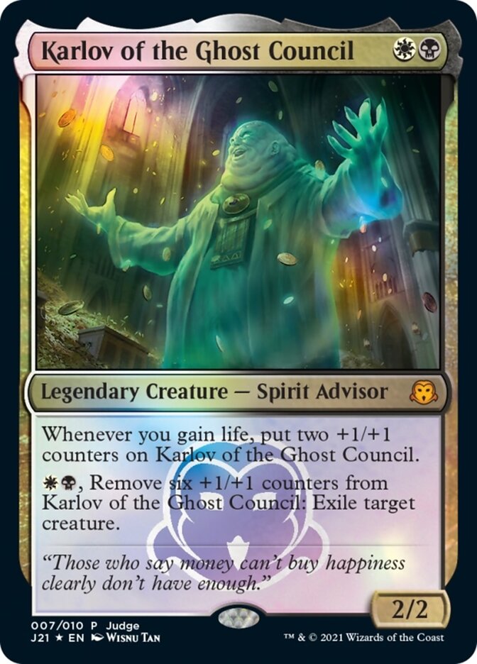 Karlov of the Ghost Council [Judge Gift Cards 2021] | Kessel Run Games Inc. 