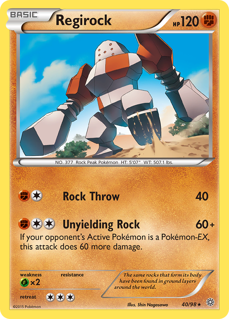 Regirock (40/98) [XY: Ancient Origins] | Kessel Run Games Inc. 