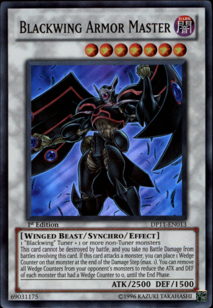 Blackwing Armor Master [DP11-EN013] Super Rare | Kessel Run Games Inc. 