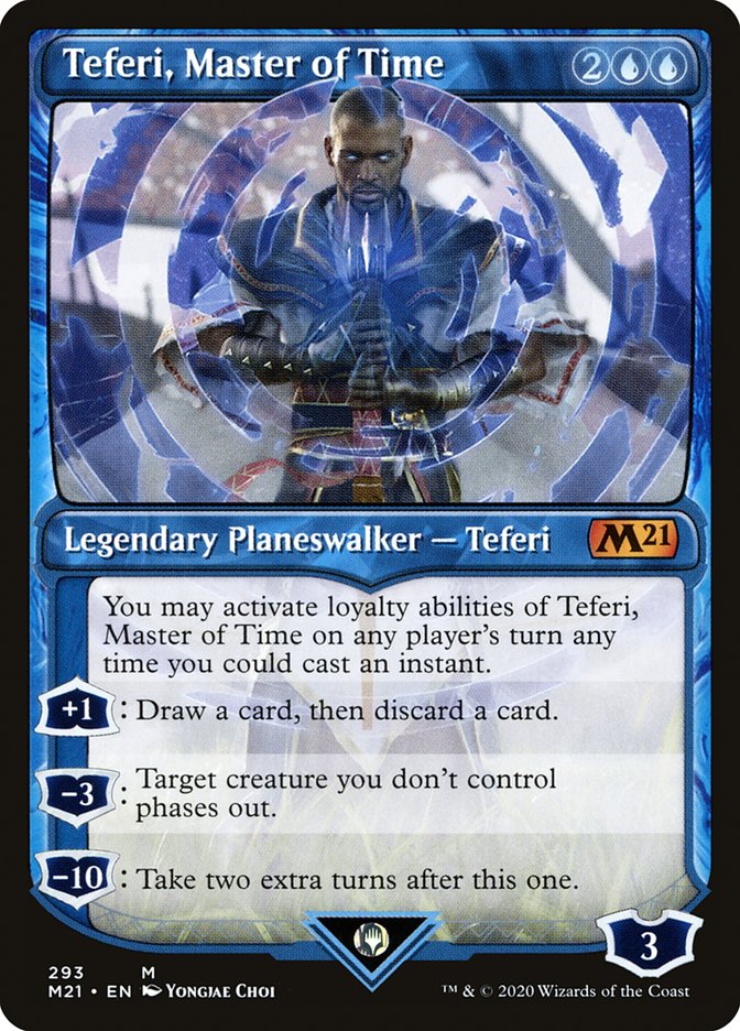 Teferi, Master of Time (Showcase) (293) [Core Set 2021] | Kessel Run Games Inc. 