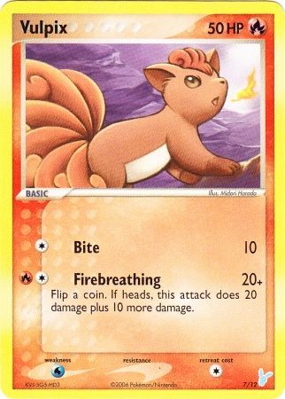 Vulpix (7/12) [EX: Trainer Kit 2 - Minun] | Kessel Run Games Inc. 