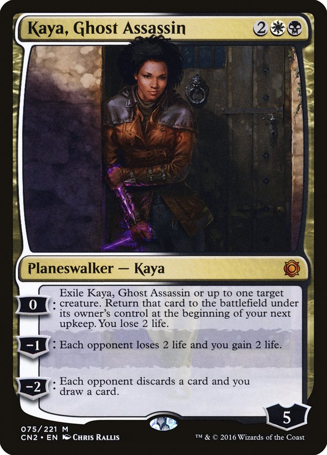 Kaya, Ghost Assassin (075/221) [Conspiracy: Take the Crown] | Kessel Run Games Inc. 