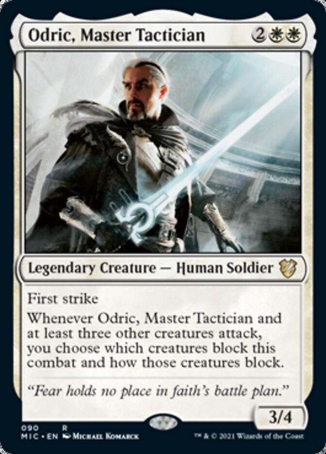 Odric, Master Tactician [Innistrad: Midnight Hunt Commander] | Kessel Run Games Inc. 