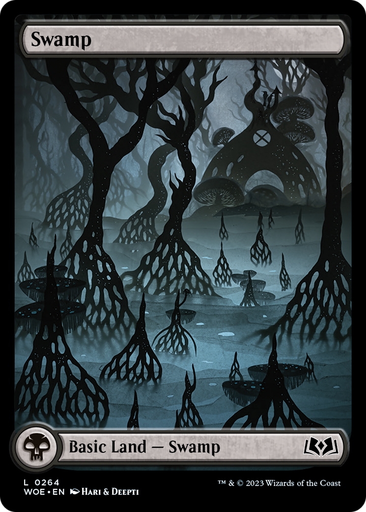 Swamp (264) (Full-Art) [Wilds of Eldraine] | Kessel Run Games Inc. 