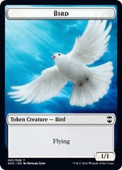 Bird // Spirit Double-Sided Token [Kaldheim Commander Tokens] | Kessel Run Games Inc. 