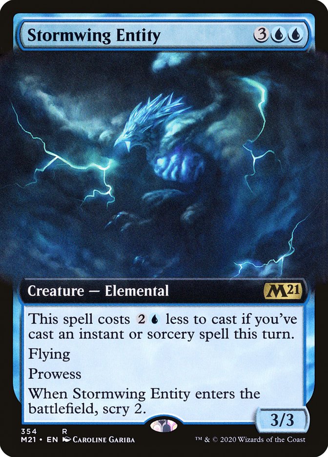 Stormwing Entity (Extended Art) [Core Set 2021] | Kessel Run Games Inc. 