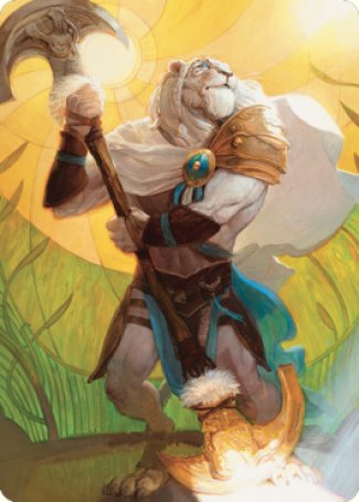 Ajani, Sleeper Agent Art Card [Dominaria United Art Series] | Kessel Run Games Inc. 