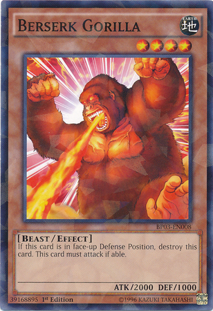 Berserk Gorilla [BP03-EN008] Shatterfoil Rare | Kessel Run Games Inc. 