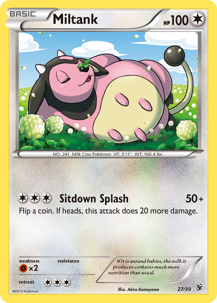 Miltank (27/39) [XY: Kalos Starter Set] | Kessel Run Games Inc. 