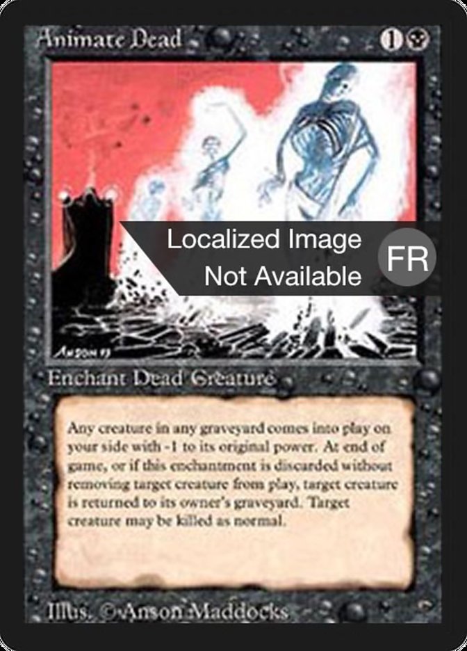 Animate Dead [Foreign Black Border] | Kessel Run Games Inc. 