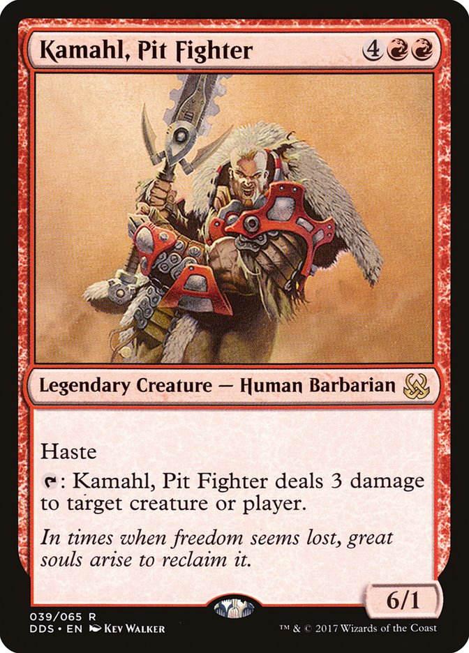 Kamahl, Pit Fighter [Duel Decks: Mind vs. Might] | Kessel Run Games Inc. 