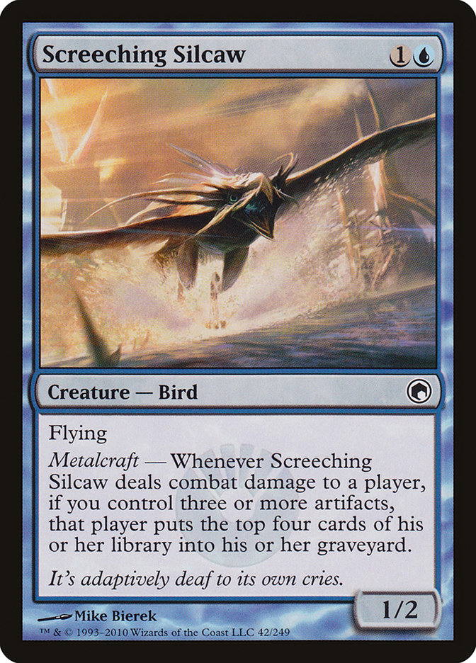 Screeching Silcaw [Scars of Mirrodin] | Kessel Run Games Inc. 